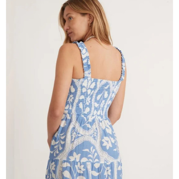 Marine Layer Selene Maxi Dress Oaxacan Tile Print, Large (size sold out online) - Picture 2 of 8